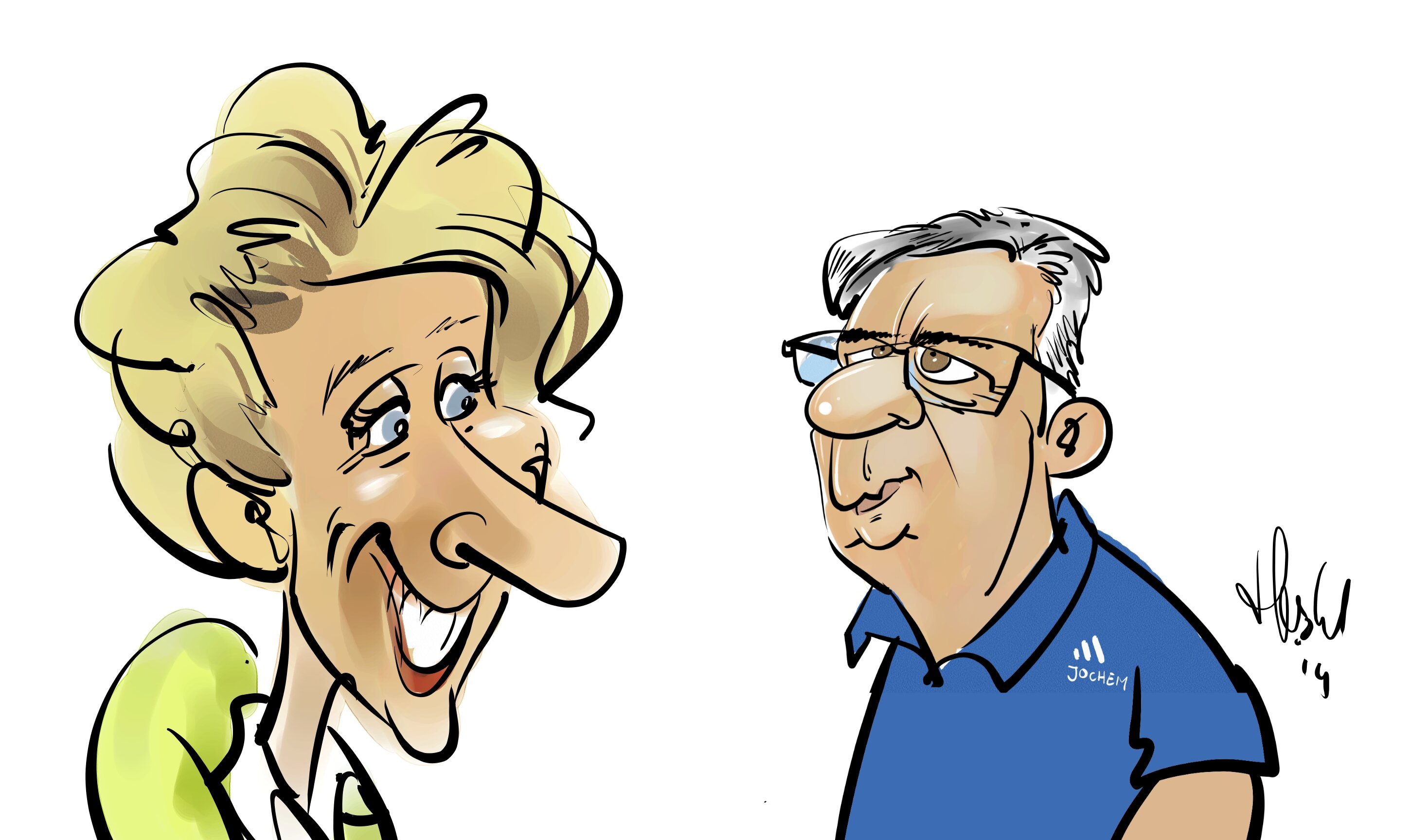 Karikaturen Verjaardag Jochem 35 jaar